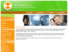 Tablet Screenshot of globalalliances.biz